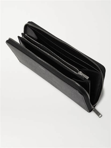 celine black zip around wallet|Celine zipped wallet.